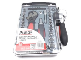 kit herramientas variadas pamacon pm13245