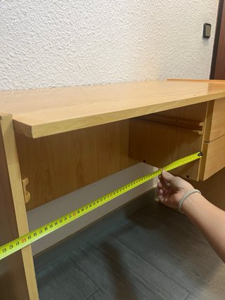 Escritorio madera 2 cajones