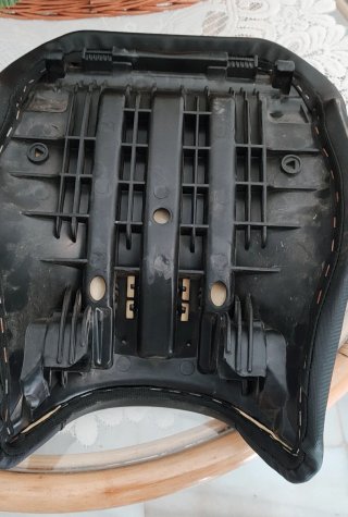 Asiento Moto Negro/Gris