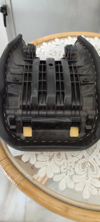 Asiento Moto Negro/Gris