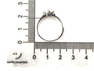 anillo plata 925mm con piedra con diamante de laboratorio