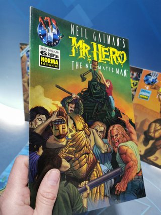 Lote 5 cómics Mr.Hero, Neil Gaiman