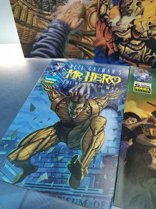 Lote 5 cómics Mr.Hero, Neil Gaiman