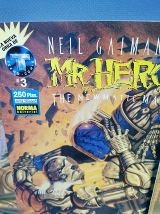 Lote 5 cómics Mr.Hero, Neil Gaiman