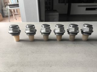 Conjunto de 6 purgadores automáticos