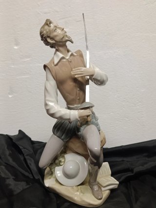 Figura Lladró Don Quijote Declamando
