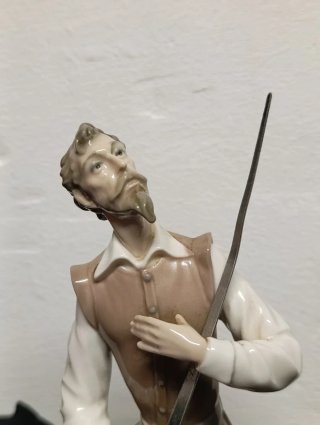 Figura Lladró Don Quijote Declamando