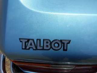 TALBOT HORIZON 1.3 GASOLINA AZUL. AÑO 1983