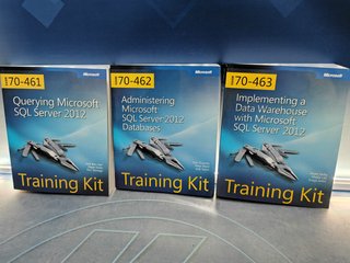 3 libros-Training Kit (Exam 70-461/ 70-462/ 70-463): Administering Microsoft