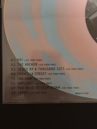 Taylor Swift Lover Live From Paris Vinilo Corazón