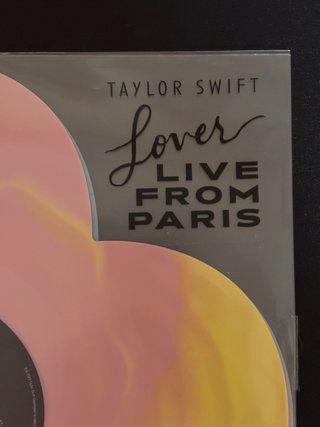 Taylor Swift Lover Live From Paris Vinilo Corazón