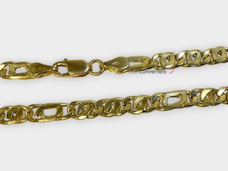 cadena oro 18k 25cm