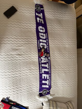 Bufanda Morada Te Odio Atleti Ultras Sur