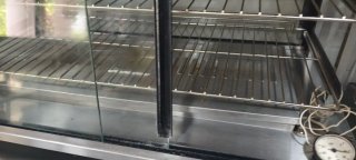 Vitrina Caliente Acero Inoxidable