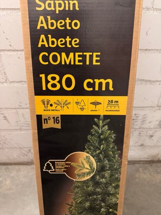 Árbol de Navidad Carrefour 180cm + Adornos Dorados