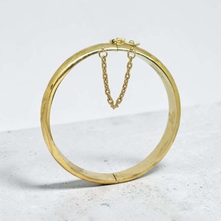 pulsera-media-cana-floral-oro
