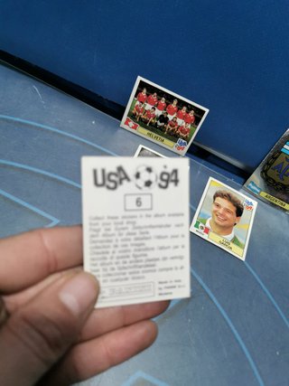 5 cromos , mundial USA 94, panini