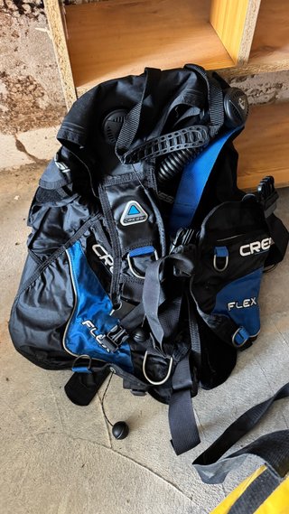 Chaleco Buceo Cressi Flex Travel Azul Jacket
