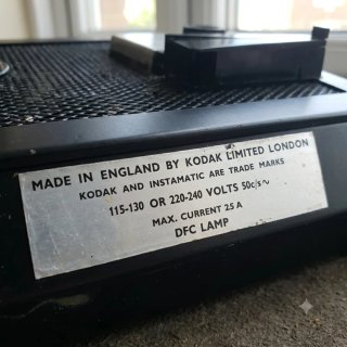 Proyector Kodak Instamatic M55-P (Años 60, Londres
