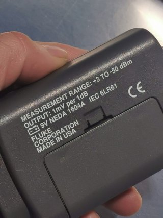 Medidor de fibra optica Fluke FOM buen estado