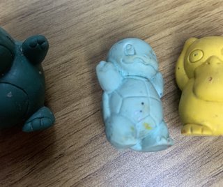Lotto 4 Mini Figure Pokémon Gomma Dura Vintage