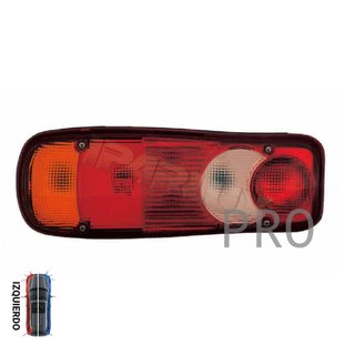 Piloto Trasero Sin Portalámparas Blanco Rojo Ambar - Izquierdo - Citroën CITROEN JUMPER (2014 en adelante)