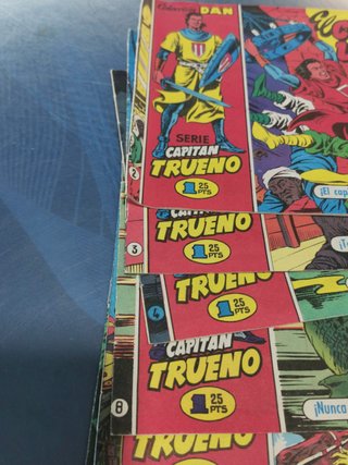 cómic El capitán trueno, apaisado, 6 números
