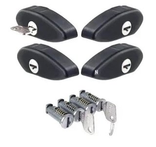 4 Antirrobos + 4 Bombillos CRUZ Airo