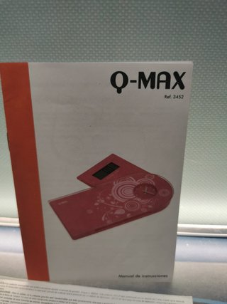 bascula multifuncional Q-MAX model 3452 nueva