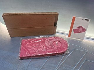 bascula multifuncional Q-MAX model 3452 nueva color rosa/rojo