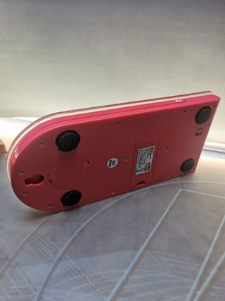 bascula multifuncional Q-MAX model 3452 nueva color rosa/rojo