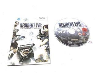 resident evil the darkside chronicles wii