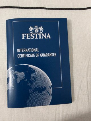 Reloj Festina Multifunción Azul Sin Usar
