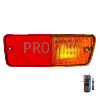 Piloto Parag.Trasero Sin Portalámparas Ambar Rojo - Derecho - Nissan PATROL (1988-1997)