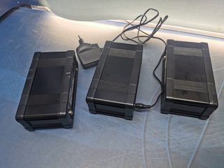 3 unidades esper shutter cell, 16 salidas, 5v. solo 1 cargador