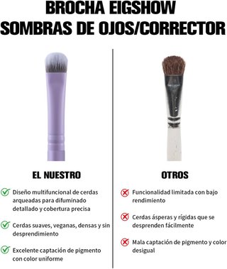 Pincel EIGSHOW para sombras con iones de plata
