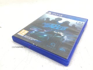 need for speed ps4
