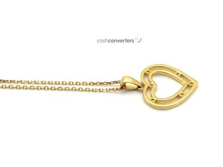 gargantilla oro 18k con piedra con circonita 22cm