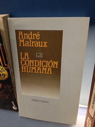 3 libros La condición humana, La herencia del Hombre, Neandertal