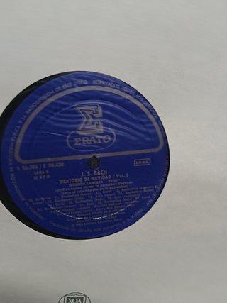 disco LP, vinilos , J.S.BACH ORATORIO DE NAVIDAD CAJA BOX 3LPS VINILOS, MADE IN SPAIN, 1981