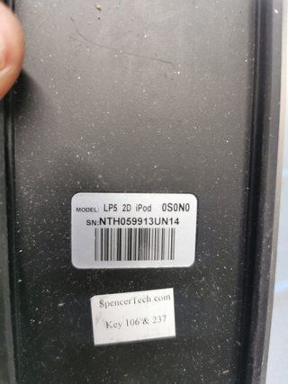 Lector de codigo de barras model LP5 2D ipod osono