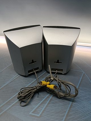 Dos altavoces, satelites basicos ideal tv o subwoofer