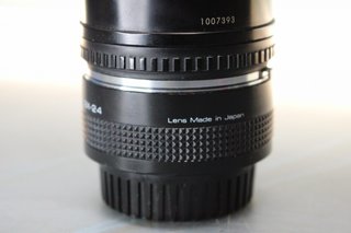 Objetivo, optica Sigma Zoom 75 – 200 mm 1:3.8 + Teleconverter Vivitar MC 2X 24. Para Contax.