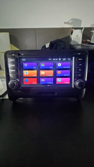 Rádio Audi TT MK2 Android + GPS + Carplay sem fios