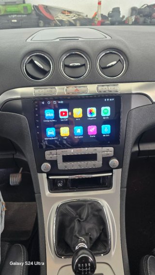 Rádio Ford S-max, Galaxy, Mondeo Android 14 + GPS.