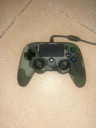 Mando Nacon PS4 Militar Camuflaje Cableado