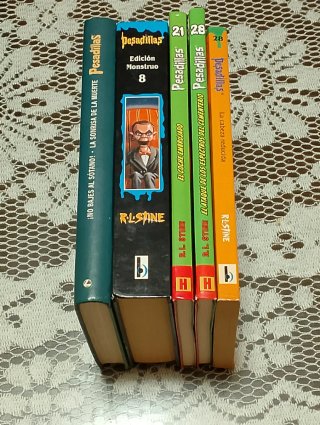 Lote libros Pesadillas R. L. Stine