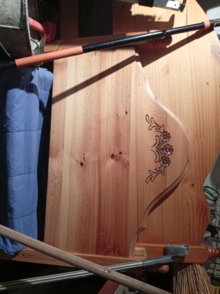 Cabezal pino macizo 90cm