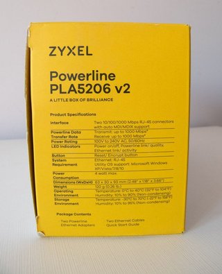 PLC gama alta Zyxel doble ethernet 1000mbps