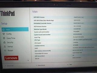 Lenovo Thinkpad L14 Gen 4 32GB RAM